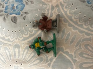 Lote 2 Figuras Tortugas Ninja