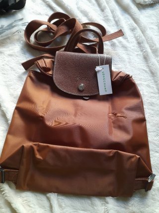 Mochila Longchamp Le Pliage Marrón