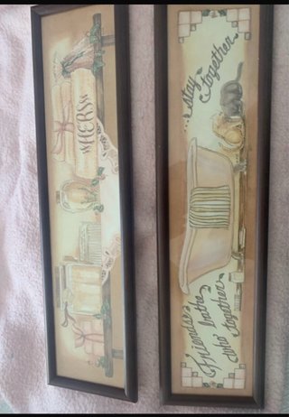 Set de 2 Cuadros Decorativos para Baño