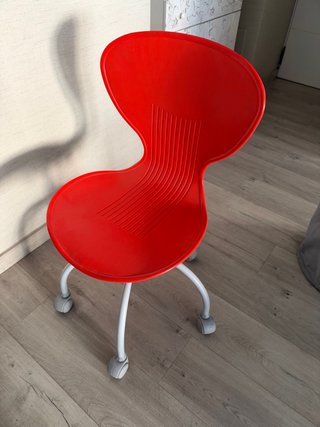 Silla de escritorio roja