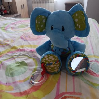 Peluche Elefante con Sonidos para Bebé