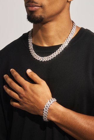 Conjunto Cadena y Pulsera - Miami Cubana
