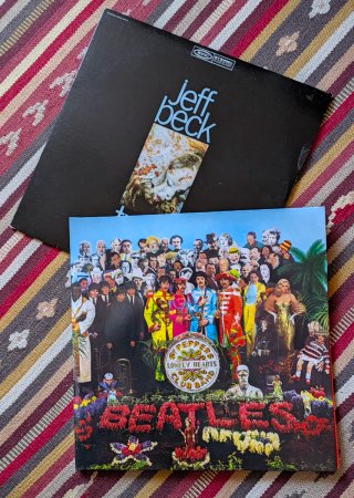 Lote LP Jeff Beck/Rod Stewart-The Beatles