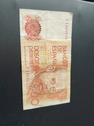 Billete de 200 Pesetas