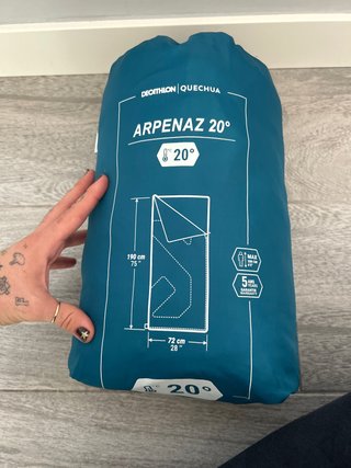 Saco de dormir Quechua Arpenaz 20°