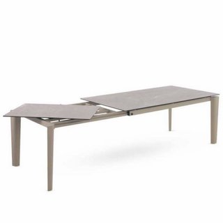 Mesa de Comedor Extensible Cerámica y Metal