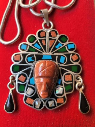 Colgante Vintage de Plata de Ley 925