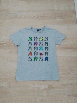 Camiseta Among Us Gris