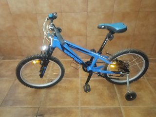 Bicicleta de Montaña Infantil WRC Azul