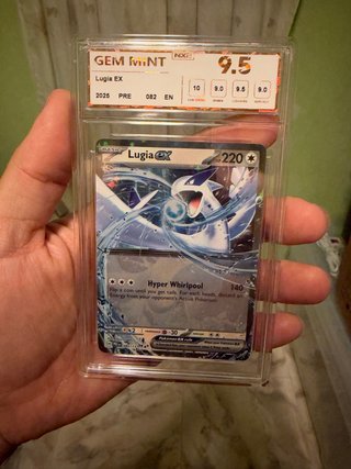 Carta Pokémon Lugia EX Gem Mint 9.5