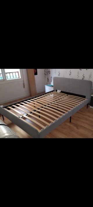 Cama Doble con Estructura Ikea