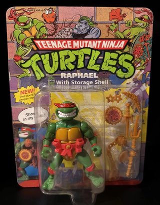 Figura Raphael Tortugas Ninja Classic Storage