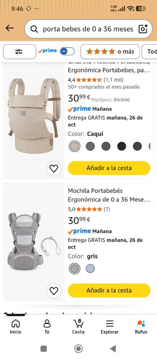 Mochila Portabebés Ergonómica