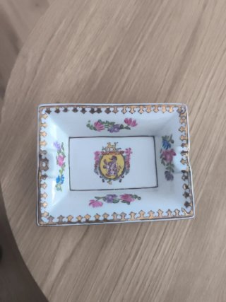 Cenicero Vintage Pintado a Mano Nelson