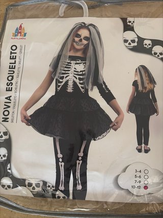 Disfraz Novia Esqueleto Halloween