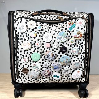Maleta de Scrap con Estampado Dálmata