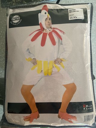 Disfraz de Gallina Fiestas Guirca Talla M