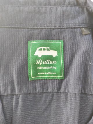 Camisa Polo Hutton Azul Talla L