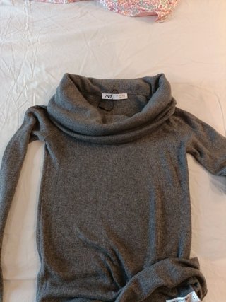 Jersey Zara Gris Talla M