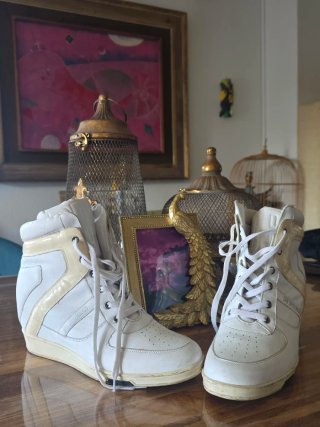 Zapatillas de Cuña Dirk Bikkembergs Blancas 41