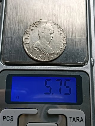 Moneda 2 Reales 1811 Fernando VII