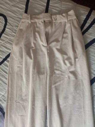 Pantalón de traje beige H&M