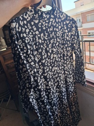 Vestido estampado animal print