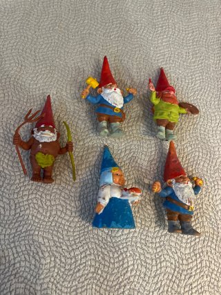 Lote 5 Figuras David el Gnomo BRB años 80