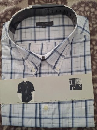 Camisa Manga Corta Tex Talla XXL