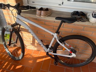 Bicicleta de Montaña Rockrider Blanca