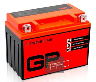 GP-PRO GT12A-BS - Batería de arranque para motos