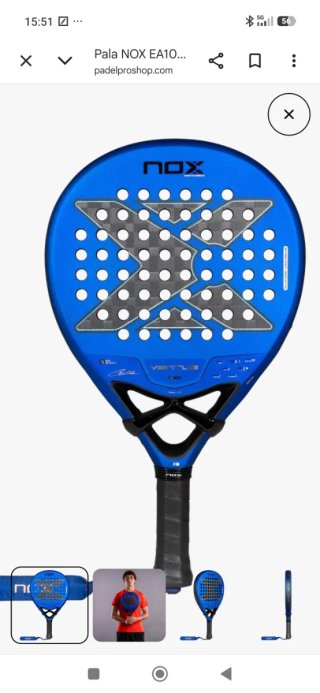 Pala de pádel Nox Virtus
