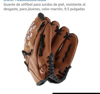 Guante de Sóftbol para Zurdos 9.5