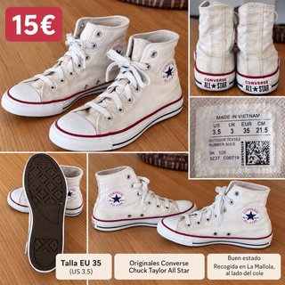 Zapatillas Converse Chuck Taylor All Star Talla 35