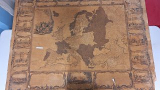 PIEZA MUSEO: Mapa Europa 1754