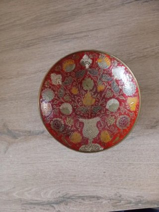 Plato Decorativo Metálico Diámetro 17