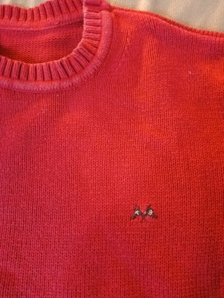 Jersey de punto Fred Perry rojo