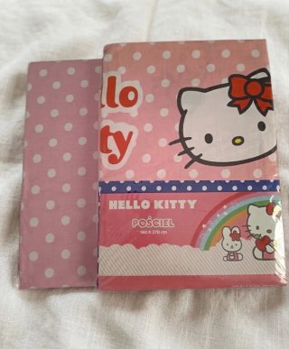 2 Juegos de Cama Hello Kitty 160x270 cm - cama 90