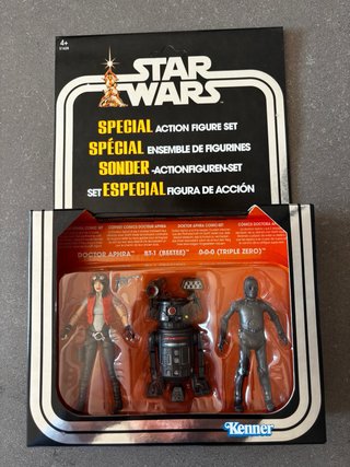 Set Figuras Star Wars Doctora Aphra BT-1 0-0-0