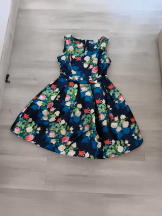 Vestido de fiesta estampado floral