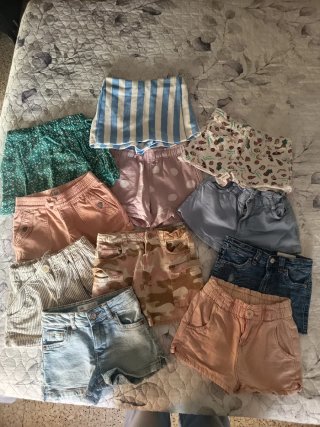 Lote de pantalones y faldaa talla 5/6 años