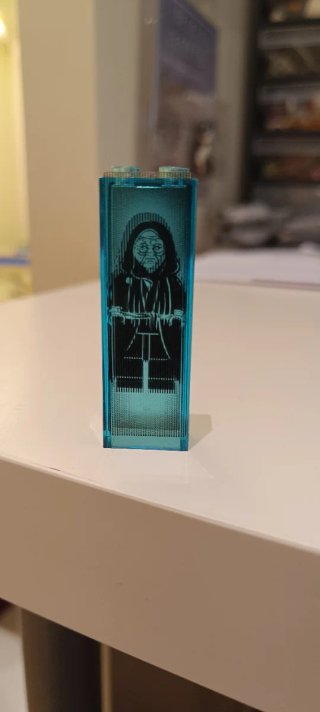 Holograma Emperador Palpatine lego star wars