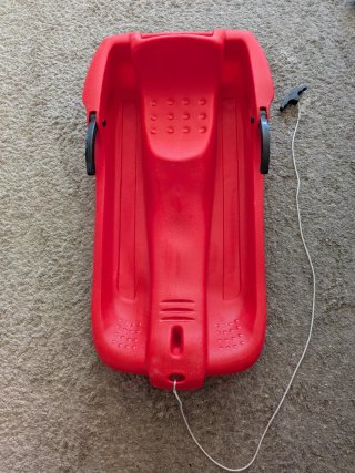 Trineo Rojo Decathlon