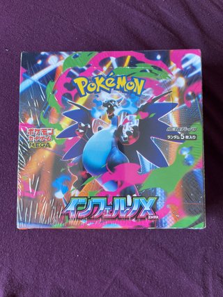 Caja Pokémon Mega Inferno X Japonesa