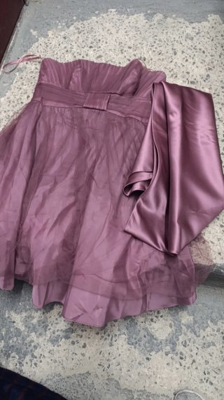 Vestido de fiesta morado