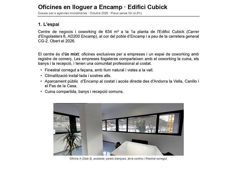 Commercial premises for rent in Encamp · 3 of 4