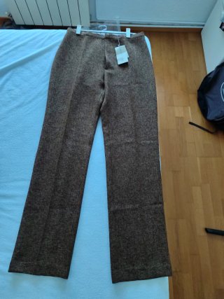 Pantalón de vestir marrón Talla 44