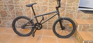 Bicicleta BMX Decathlon Gris