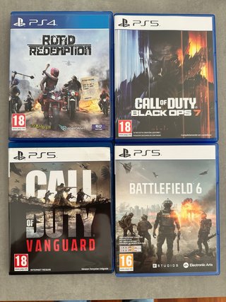 Lote 4 Juegos PS5 y PS4