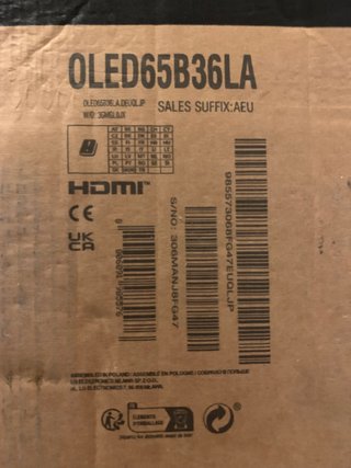 TV LG OLED 65 pulgadas (OLED65B36LA) para repuesto